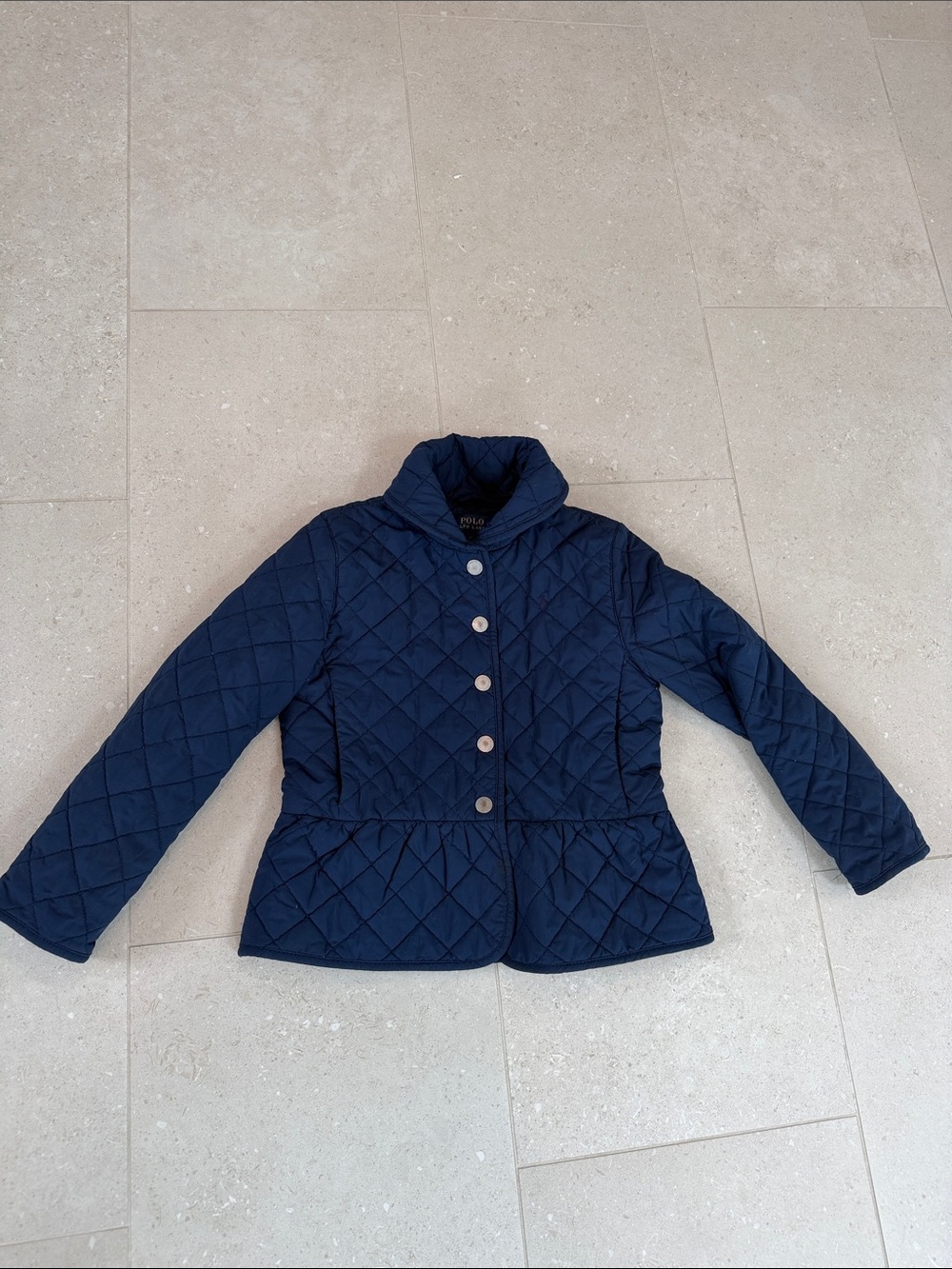 Polo by Ralph Lauren Navy Quilted Kids Jacket
